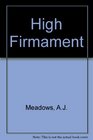 The high firmament a survey of astronomy in English literature