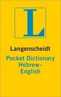 Pocket Dictionary HebrewEnglisch / EnglischHebrew
