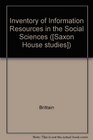 Inventory of Information Resources in the Social Sciences