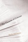 The Character of Criticism