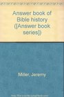 ANSWER BOOK OF BIBLE HISTORY