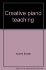 Creative piano teaching