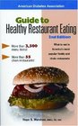 Guide to Healthy Restaurant Eating