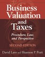 Business Valuation and Federal Taxes Procedure Law  Perspective