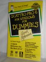 Quattro Pro 6 for Windows for Dummies Quick Reference