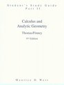 Calculus and Analytic Geometry  Student Study Guide Part 2