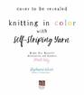 Knitting in Color with SelfStriping Yarn Bright Fun Beautiful Accessories and Sweaters Made Easy