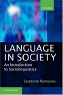 Language in Society An Introduction to Sociolinguistics
