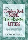The Complete Book of Model Fundraising Letters