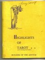 Highlights of Tarot Booklet