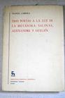 Tres Poetas A La Luz De La Metafora/three Poets In The Light Of Metaphor Salinas Aleixandre Y Guillen