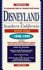 Disneyland  Southern California with Kids 19981999