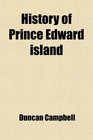 History of Prince Edward island