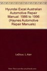 Hyundai Excel Automotive Repair Manual