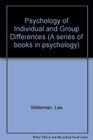 Psychology of Individual and Group Differences