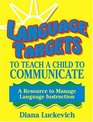Language Targets to Teach a Child to Communicate