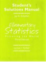 Elementary Statistics Student Solutions Manual