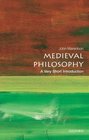 Medieval Philosophy A Very Short Introduction
