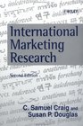 International Marketing Research 2ed