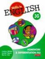 Skills in English Green Homework and Differentiation File 3