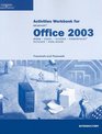 Workbook Office 2003 Intro