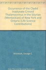 Occurrence of the Cladid Inadunate Crinoid Thalamocrinus in the Silurian Wenlockian of Ny and Ontario