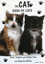 THE CAT BOOK OF LISTS
