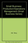 Small Business Production/Operations Management