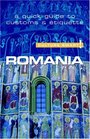 Romania  Culture Smart a quick guide to customs and etiquette