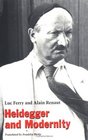 Heidegger and Modernity