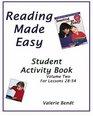 Reading Made Easy Student Activity Book Two A student workbook for Reading Made Easy