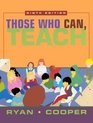 Those Who Can Teach Ninth Edition With Cdrom And Seifert Reflect