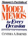 Manager's Portfolio of Model Memos for Every Occasion