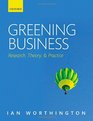 Greening Business Research Theory and Practice