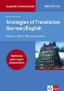 Strategies of Translation German/English