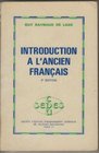 Introduction a l'ancien francais