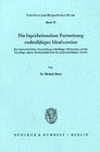 Die liquidationslose Fortsetzung rechtsfahiger Idealvereine Zur formwechselnden Umwandlung rechtsfahiger Idealvereine auf der Grundlage eigener Rechtssubjektivitat  zum burgerlichen Recht