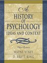 A History of Psychology Ideas and Context