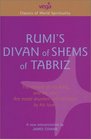Classics of World Spirituality Rumi's Divan of Shems of Tabriz