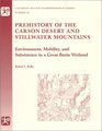 Prehistory Of Carson Desert  Stillwater Anthropological Paper 123