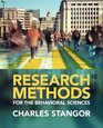 Research Methods for the Behavioral Sciences