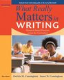 What Really Matters in Writing ResearchBased Practices Across the Curriculum