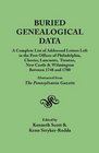 Buried Genealogical Data  A Complete List of Addressed Letters Left in the Post Offices of Philadelphia Chester Lancaster Trenton New Castle and Wilmington Between 1748 and 1780 Abstracted from The Pennsylvania Gazette