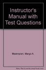Instructor's Manual with Test Questions