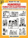 ReadyToUse Humorous Family Life Illustrations 96 Different CopyrightFree Designs Printed on One Side