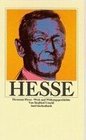 Hesse Werk und Wirkungsgeschichte