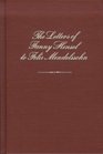 Letters of Fanny Hensel to Felix Mendelssohn