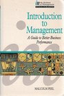 Introduction to Management A Guide to Better Business Performance