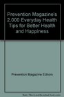 Prevention Magazine 2000 Everyday Health Tips