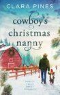 Cowboys Christmas Nanny Trinity Falls Sweet Romance  Book 1